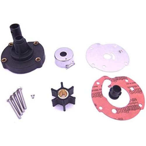Boat Motor 391391 382797 763758 778166 0391391 0382797 0763758 0778166 Water Pump Repair Kit with Housing for Evinrude Johnson OMC BRP 5.5HP 6HP 7.5HP Outboard Engine