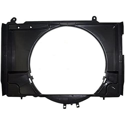 Brock Replacement Upper Radiator Fan Cooling Shroud Compatible with 1998-2004 Frontier Pickup Truck 3.3L 21476-4S110 NI3110116