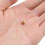Motor Copper Pinion Gear 9 Teeth 1.5mm Hole Diameter 0.4 Module for Drone Airplane DIY Toy Model Spare Parts Pack of 4