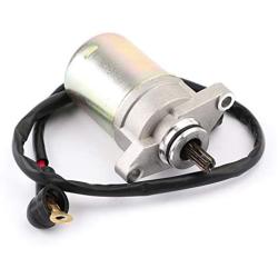 Topteng Motorcycle Starter Motor, 9-Spline Starter Replacement fits for Can-Am DS70 2010, DS70 Mini 2014-2015, DS90 2010-2013/2016-2018 V31200DGF000