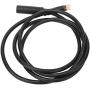MAGT Motor Extension Cable Electric Wheels for Bikes, 9 Pin Front Rear Wheel Motor Female to Male Wire Cable for Electric Bikes E-Bike Accessory (1.5pin 1300mm)