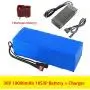Jieoto 36V Ebike Lithium Battery 10AH Scooter Battery Pack with Charger and BMS for 250W 350W 500W 750W Motor for Electric Bicycle Scooter Electrical Tools Airplane Model