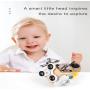 Busy Cube for Kids Sensory Busy Board Travel Toy for Toddlers 1 2 3 Years Old Educational Learning Toys Montessori Toys for Babies 18-24 Month