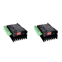 Gimax 5Pcs CNC Single Axis 4A Tb6600 Stepper Motor Drivers Controller 32 Segments Upgraded Version 4.0A 42Vdc Milling Kits - (Color: Black)