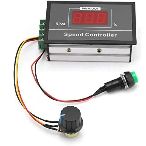 Fansipro DC 6-60V 12V 24V 36V 48V 30A PWM Adjustable Motor Controller Start Stop Switch, Black Fansipro DC 6-60V 12V 24V 36V 48V 30A PWM Adjustable Motor Controller Start Stop Switch, Black