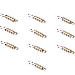 BAENRCY Powerful 10pcs 6x14mm Micro Vibration Motor 1.5V-4.5V 0.195A 19000RPM Strong Vibration