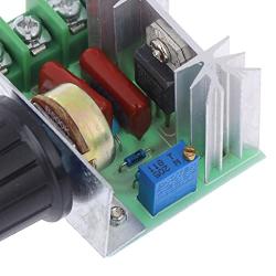 2000W 25A PWM AC Motor Speed Control Module Speed Regulator AC 50-220V Adjustable Voltage Regulator, Pack of 2