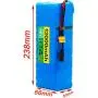 WOGQX 18650 Lithium-Ion Battery Pack 48V 12Ah Electric Bicycle Scooter Battery Pack Waterproof with BMS and Charger for E-Bike Scooter 250W 350W 500W 750W 1000W Motor