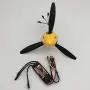 Vehicles-OCS 1060 10x6x3 Blade Propeller with Motor ESC Power System for RC Scale Airplane DIY - (Color: Pro Spin Motor esc 4)