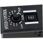 Tuimiyisou Motor Speed Controller DC PWM Brush Generator Control Adjustable 10-60V 6A with Reversible Switch Industrial Automation-Motor Speed Controller