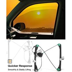 A-Premium Power Window Regulator with Motor Replacement for Oldsmobile Alero Pontiac Grand Am 1999-2005 Front Driver Side 4-Door