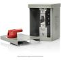 Leviton N3303-DS 30 Amp, 600 Volt, Toggle In Type 3R Enclosure Three-Pole, Industrial Grade, Grounded To Enclosure, Gray