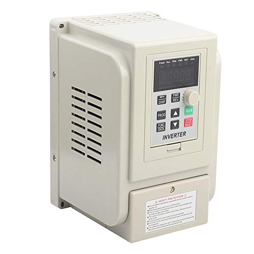 Variable Frequency Drive,VFD Adjustable-Frequency Single-Phase Drive,PWM Controller,Built-in Filter,for 3-Phase 2.2Kw AC Motor,Spindle Motor Speed Control