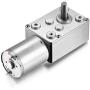 uxcell DC 3V 3RPM Worm Gear Motor 6mm Shaft High Torque Turbine Reducer