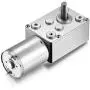 uxcell DC 12V 65RPM Worm Gear Motor 6mm Shaft High Torque Turbine Reducer