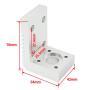 RATTMMOTOR CNC Square Mini 104W Brushless DC Spindle Motor 10800RPM ER8 42mm+Brushless Spindle Motor Driver 24V 5A Spindle Motor Controller+Spindle Motor Mount Bracket for CNC Router Milling Machine