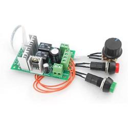 IRUI DC Motor Speed Controller PWM Speed Adjustable Reversible Button Switch Linear Actuator Motor Governor