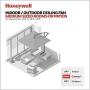 Honeywell Ceiling Fans Belmar 52 Inch Indoor Outdoor LED Light, Damp Rated, Five Blade, White, 50513-01
