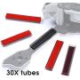 NIDICI Motor Wire Covers Protector Cable Management Tube for Quad Motors Used in FPV Race Drone Frame Freestyle Frame (30pcs)