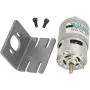 DC24V 12V 775 Motor 50W High-Power Large Torque Double-Shaft Output Dc Motor Electric Drill Chuck Motor(12V4500RPM with bracket)