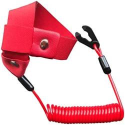 CUKUSIN Boat Engine Safety Kill Stop Switch Lanyard Emergency Cut Off Cord for Yamaha Tohatsu Outboard Motors, with Wristband