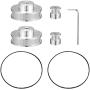 ULTECHNOVO Synchronous Wheel, 3D Printer Timing Belt Pulley Synchronous Wheel Set Stepper Motor Pulley Reduction Gear Printer Supplies Timing Wheel Screw Hexagon Wrench