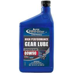 STAR BRITE PRO-Star Super Premium 80W-90 Lower Unit Gear Lube - Synthetic Blend - for All Outboard & Stern Drives Requiring 80W90 Gear Oil