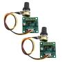 Module de Contrôle de Vitesse Moteur PWM 2A DC 1.8-15V Réglable avec Molette de Contrôle Rotative - 2 Pièces Module de Contrôle de Vitesse Moteur PWM 2A DC 1.8-15V Réglable avec Molette de Contrôle Rotative - 2 Pièces