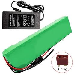 Jieoto 24V 12Ah Ebike Battery 24 Volts 12000mAh 7S 4P Lithium Battery Pack for 500W 350W 250W Motors for Electric Scooter Go-Kart Power Wheelchairs with BMS + Charger