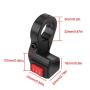 Suuonee Handlebar Switch, 22mm 7/8in Electric 3 Speed Module Handlebar Switch Shift Black for Motorcycle Electronic Bike Scooter