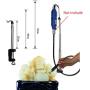 Rotary Tool Round Grinder Telescopic Hanging Stand Holder, Rotary Tool Hold Hanger Stand Clamp | Heavy Duty Flex Shaft Hanger Stand Tool for Household Instustrial Outdoor (Black)