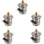 WSDMAVIS 5 Pcs Mini Stepper Motor Dia 8mm 2 Phase 4 Wire DC Stepper Motor Micro Stepping Motor with Copper Gear for Digital Products Camera DIY