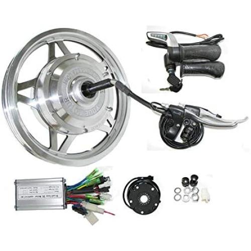 sarach store 12inch 24V/36V/48V 250W Rear Wheel Motor kit,YOUE Motor, Electric Bike Motor kit,hub Motor Wheel，e-Bike Engine Set
