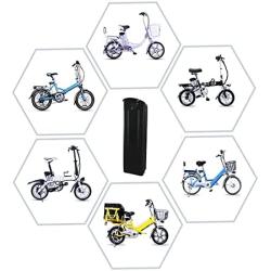 Jieoto E-Bike Battery 36V 10AH 12.5AH Lithium Li-ion Folding Bike Replacement Battery Pack for 500W 350W 250W Electric Bicycles Motor with Charger