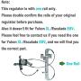 Rear Right Passenger Side Window Regulator with Motor for Cadillac Escalade 2002-2006 Chevrolet Tahoe GMC Yukon 2000-2006