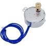 Twidec/7mm Connector Synchronous Motor AC100~127V 50/60HZ Turntable Synchron Motor 4W CW/CCW Electric Motor 5-6RPM/MIN +Hexagon Shaft Motor Flexible Coupling Coupler+ Allen Wrench TYC-50-501P