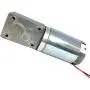 BEMONOC Small DC Worm Gear Motor 24V High Torque 50RPM Output Shaft 8MM for DIY Parts