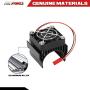 RC Motor Heatsink with 5V Cooling Fan for 1/10 Traxxas Axial Tamiya Losi 540 550 3650 Size Brushless Engine Motor?Remote Control Car Truck Buggy Crawler,Black