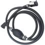 Hand Fuel Line Outboard Primer Bulb Assembly Kit with Connector for Motor Vehicle Marine Boat, 5/16