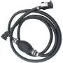 Hand Fuel Line Outboard Primer Bulb Assembly Kit with Connector for Motor Vehicle Marine Boat, 5/16