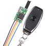 New Wireless RF Remote Control Switch, 433Mhz Secure RF 1 Channel Wireless Momentary Switch Transmitter with Receiver for Car, Bus, Truck, Motorcycle, Battery & More