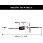 HUIQIAODS Flash Strobe Controller for LED Brake Light Tail Stop Light Auto Car 12-24V LED Brake Flasher Stop Light Strobe Flasher (GS-100A)
