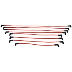 A-Team Performance - 8.0mm Red Silicone Spark Plug Wires - Compatible with Chevrolet SBC Small Block GMC Under the Exhaust Wires HEI 283 305 307 327 350 400
