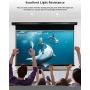 VIVIDSTORM-ALR Screens,Perforate Sound Transparent ALR UST Motor Tension Screen,Electric Tab-tensioned Drop Down Screen,16: 9 Home Theatre System Compatible with UST Laser TV Projector,VBMLUST84HP