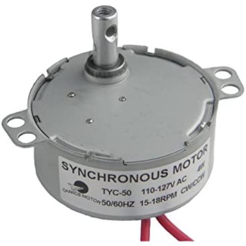 CHANCS TYC-50 Synchronous Motor Cup Turners for Tumblers 110V AC 15-18RPM CW/CCW 4W for Electric Fireplace