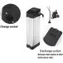 Wnicek Ebike Battery 24V 36V 48V/ 10AH 12AH 13AH 15AH 17.5AH 20AH 21AH Electric Bike Li-ion Battery Electric Bicycle Down Discharge Battery Pack for 250W 350W 500W 750W 1000W Motor