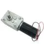 Bringsmart 12V 16rpm DC Worm Gear Motor 70kg.cm High Torque Turbine Electric Gearbox Motor Self-Locking Reversed Mini Engine Geared Motor for DIY Robot Door Lock Curtain Machine (12V 16rpm)