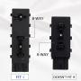 Power Seat Switch Front Right Passenger Side Adjust Switch Compatible with Buick Cadillac Chevy GMC Vehicles - CTS, DTS, Escalade, Silverado, Tahoe, Sierra, Yukon - Replaces 12451498 25974715 PSW148