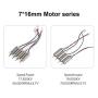 BETAFPV 3 Sets 7x16mm Motor 19000KV Brushed Motors with Jst1.25 Connector for Micro FPV Tiny Whoop Beta65S Frame and Eachine E011 Frame