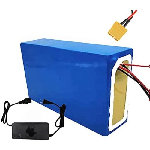 Jieoto 72V Lithium-ion Electric Bike Battery 20Ah 30Ah 40Ah E-Scooter Lithium Battery Electric Tricycle Battery Pack for 2800W-1600W Electric Motorcycles Motors with BMS+ Charger